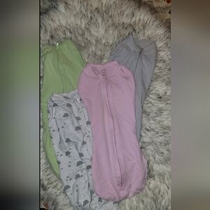4 Newborn swaddle sacks
